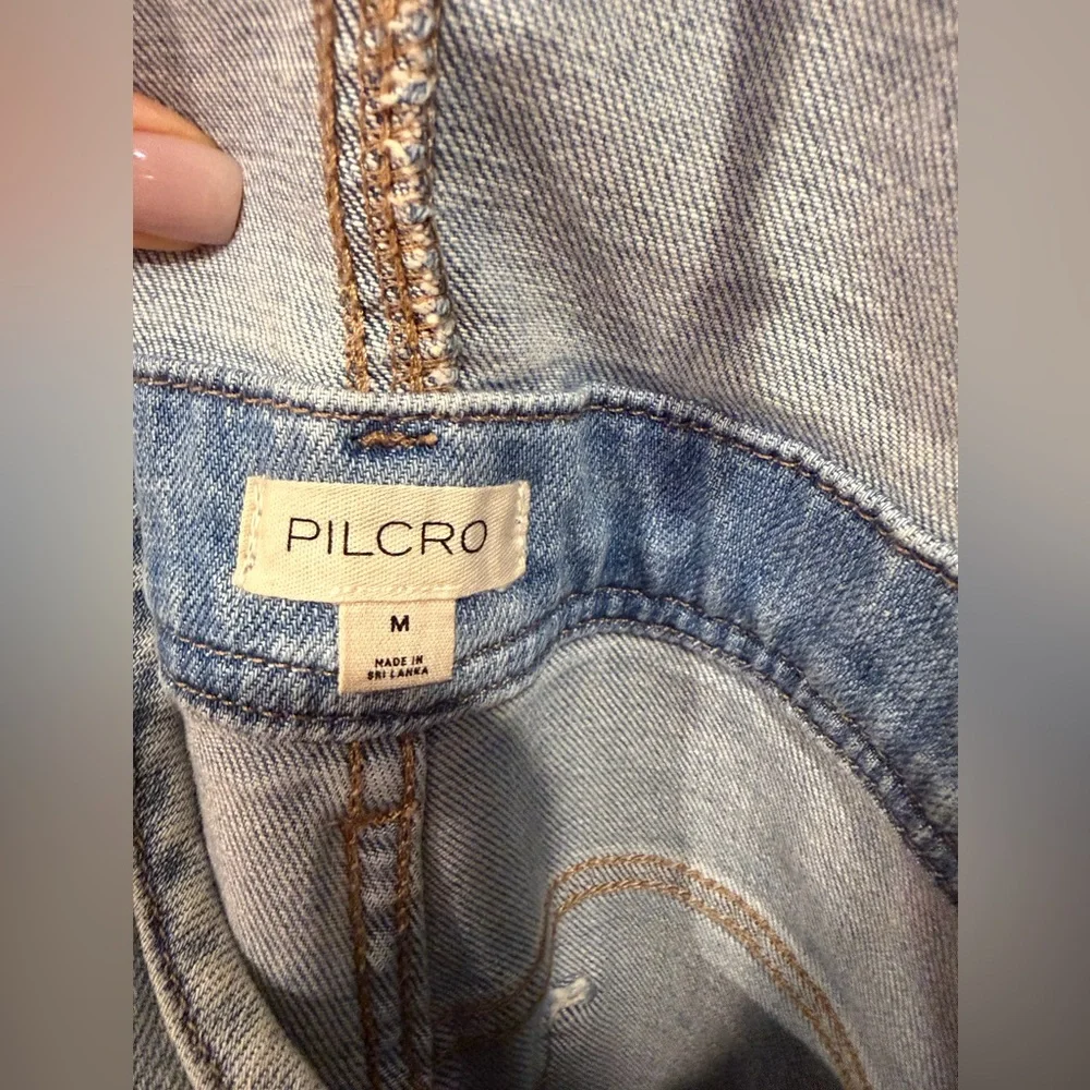 Anthropologie Pilcro Light Blue Denim Overalls - Picture 7 of 14